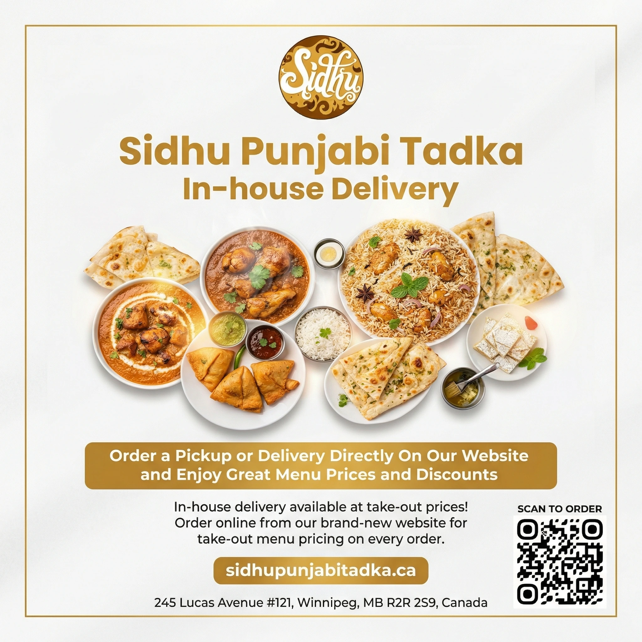 Special Offer at Sidhu Punjabi Tadka Winnipeg